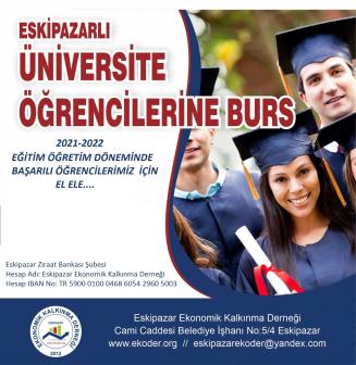 BURS BAŞVURULARI HAKKINDA KAMUOYU BİLGİLENDİRME (03.01.2022)