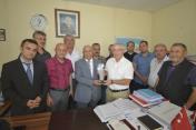 DSİ BÖLGE MÜDÜRÜ SAYIN SAİT UMUCU‘YA TEŞEKKÜR PLAKETİ VERDİK(08.08.2017)